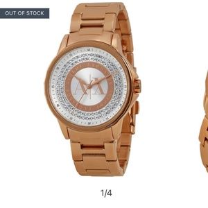 Armani Exchange Rose Gold Watch